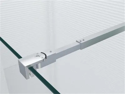 Produktbild von Glaszentrum Hagen - Stabilisator Stange - Flex - 850-1500mm - für Duschwand & Duschkabine