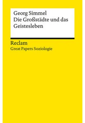 Immagine prodotto di Die Großstädte und das Geistesleben
