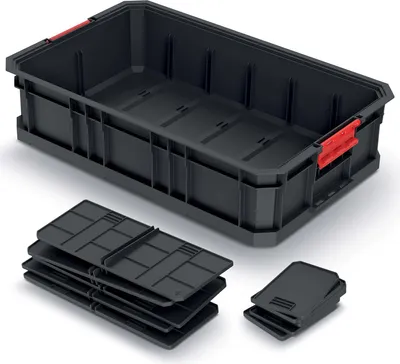 Obrázek produktu pro Přepravní Koš Skříňka Na Nářadí, Kufr S Přihrádkami Modular Solution 10 Plus