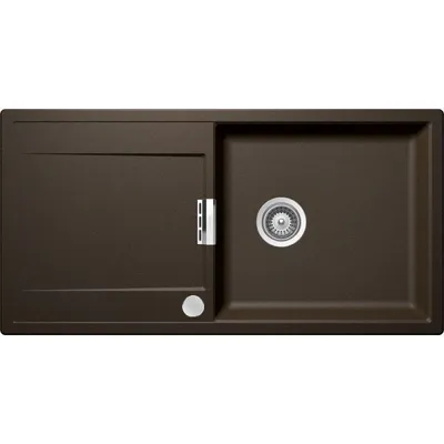 Immagine prodotto di Schock Mono D-100L Lavello da incasso in bronzo con tagliere in legno