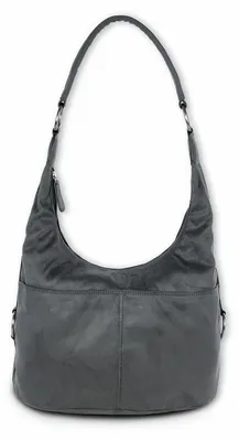 Zdjęcie produktu dla DrachenLeder torebka damska ze sztucznej skóry szara 37x18x25 cm OTS100K