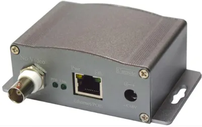 Produktbild von Wantec 5802, 10,100 Mbit/s, 10/100, IEEE 802.3af, IEEE 802.3at, Voll, Halb, 1500 m, 25,4 W