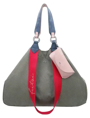 Image de Fritzi aus Preußen sac à épaule Izzy Canvas Shopper Olive