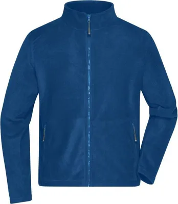 Produktbild von Fleece Jacke mit Stehkragen im klassischen Design royal, Gr. S