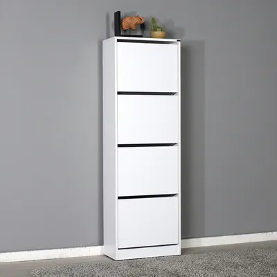 Obrázek produktu pro Skye Decor, SHC- SHCADR, bílá, skříňky na boty, 157x51x26 cm, 100% melaminovaná dřevotříska