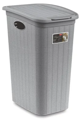 Produktbild von Wäschekorb Elegance 36 l, grau