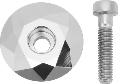 Immagine prodotto di MEIJUN bicicletta in lega di alluminio Top Cap Mountain Bike Stem Cover con vitiSilver