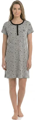 Immagine prodotto di Camicia da notte estiva da donna Kisses&Love, 100% cotone, maniche corte, KL45000