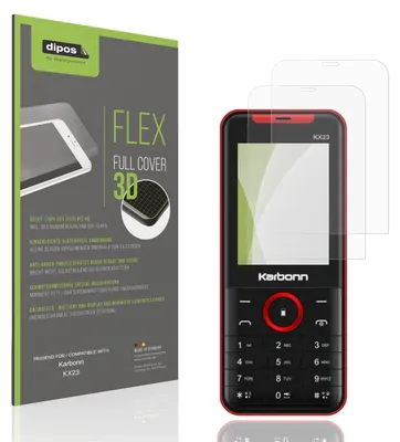 Immagine prodotto di 2x Pellicola protettiva opaca per Karbonn KX23 Protezione Antiurto Anti-Shock