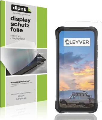 Produktbild von 4x Schutzfolie für Cleyver Extreme 4G matt Displayschutzfolie Folie Display Schutz dipos