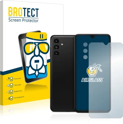 Produktbild von BROTECT Schutzglas für Samsung Galaxy A13 5G (Display+Kamera) Schutzfolie Panzer Folie Glas Display Schutz klar