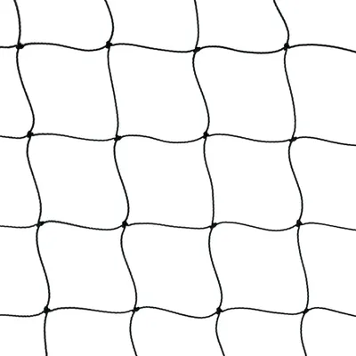 Produktbild von PieloBa Katzenschutznetz Meterware Breite 5 m Länge wählbar Masche 5 cm schwarz Katzennetz Balkonnetz