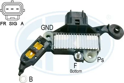 Produktbild von ERA 215188 Lichtmaschinenregler 14V für FORD MONDEO III Kombi (BWY) Generator