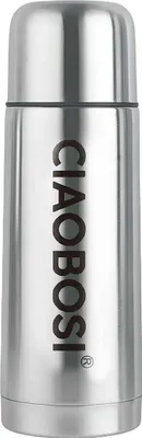 Produktbild von Avizar, Thermoflasche 500ml Edelstahl mit auslaufsicherem Deckel, Silber