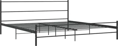 Obrázek produktu pro vidaXL Postelový rošt Black Metal 180×200 cm