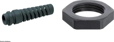 Produktbild von LAPP Verschraubung mit Biegeschutz und Gegenmutter M20x1,5 lang Polyamid (PA) Gewindelänge 13,0mm - 1 Stück