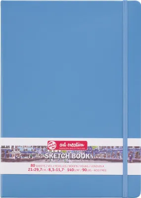 Zdjęcie produktu dla Szkicownik Royal Talens9314213M ROYAL TALENS Art Creation, 210 x 300 mm, niebieski