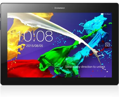 Produktbild von Lenovo Tab 2 A10, 25,6 cm (10.1"), 1900 x 1200 Pixel, 16 GB, 2 GB, Android, Schwarz, Blau