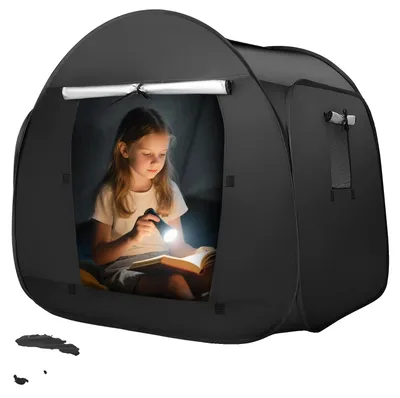 Produktbild von Pop-Up-Zelt, Verdunkelungsdesign, Innengebrauch, schwarz