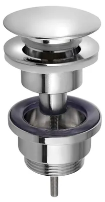 Produktbild von Bruckner Waschbecken-Ablaufgarnitur 5/4“, klick-klack, große Stopfen, 10-55mm, Chrom