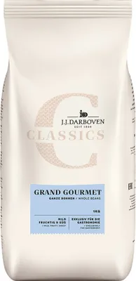 Produktbild von J. J. Darboven Classics GRAND GOURMET Kaffee, 1000g Bohnen
