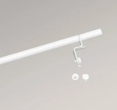 Produktbild von LYSEL® Klemmstange Light Weiß, Länge: 50-80cm