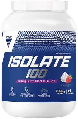 Produktbild von Trec Nutrition Isolate 100 - 2000g-Dose Strawberry