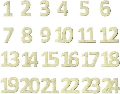 Produktbild von Holz Advent Figuren Set für Weihnachtskalender Dekoration