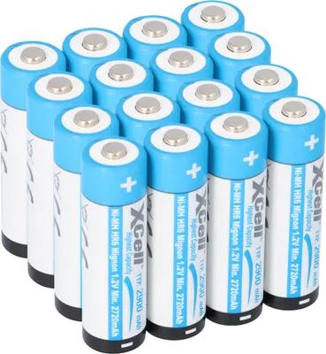 Immagine prodotto di 16x XCell Mignon AA batteria ricaricabile Ni-MH 1,2V 2900mAh