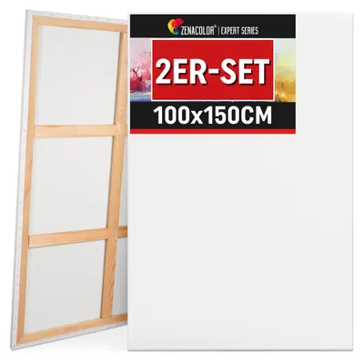 Zdjęcie produktu dla Płótno malarskie Zenacolor 150x100 na ramie zestaw 2 sztuk POWYSTAWOWE