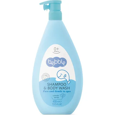Zdjęcie produktu dla Szampon dla dzieci i żel do mycia z lawendą Bebble 400 ml