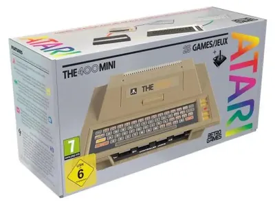 Produktbild von ATARI THE400 Mini-Retro-Spielkonsole, Beige, EU