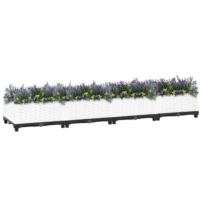Zdjęcie produktu dla vidaXL Kosz na śmieci 160x40x23 cm Polipropylen