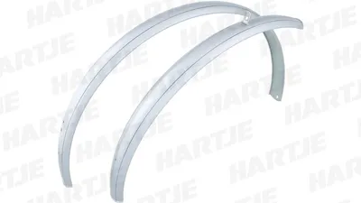 Produktbild von Büchel Schutzblech 28 X 1,75 Kurzer Vorbau Silber grau