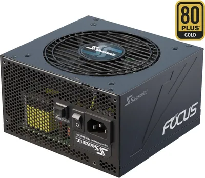 Produktbild von Seasonic Focus -GX-750, 750 W, 100 - 240 V, 50 - 60 Hz, 5 - 10 A, 100 W, 744 W