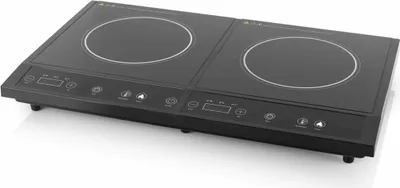 Zdjęcie produktu dla Tristar IK-6179, Czarny, Blat, Płyta indukcyjna strefowa, Szkło, 2 stref(y), 2 stref(y)