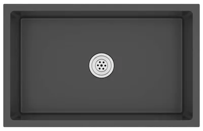 Immagine prodotto di vidaXL Lavello da incasso a mano in acciaio inox nero