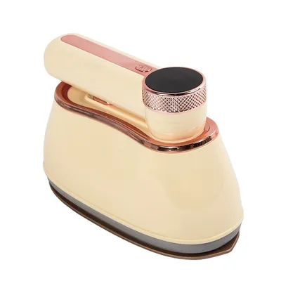 Imagen del producto de Plancha de vapor portátil de tamaño compacto, ideal para uso doméstico, con pantalla digital, plancha de ropa portátil y plancha plegable
