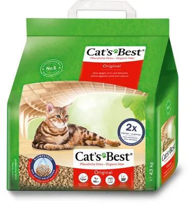 Produktbild von Cat's Best ÖkoPlus Katzenstreu 10l