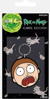 Image de Rick & Morty - Porte-clés - Morty Terrified Face
