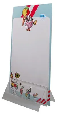 Produktbild von 5x Tischkartenhalter "Klemme" aus Acrylglas 10x6cm