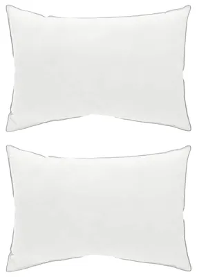 Produktbild von vidaXL Kopfkissen 2 stk. 50 x 75 cm Australische Wolle Weiß