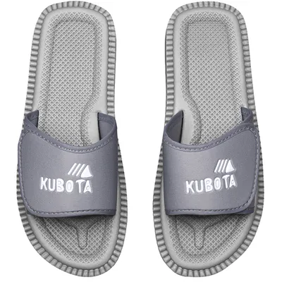 Produktbild von Kubota Kinder Badelatschen Sandalen Klettverschluss EVA Grau 34