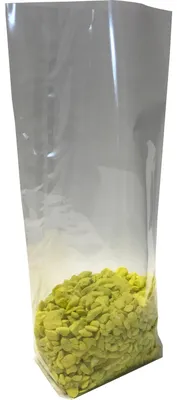 Produktbild von 1000x Kreuzbodenbeutel OPP 100 x 175mm transparent mit Siegelnaht 30my