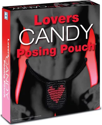 Produktbild von Candy Herrenstring Herz rot-schwarz 210g