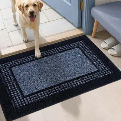 Productafbeelding van Antislip Deurmat voor Binnen, 60 x 90 cm, Blauw