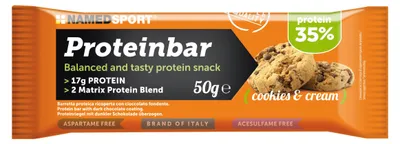 Produktbild von Proteinriegel, Geschmack: Cookies & Cream, 50 g