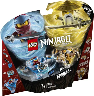 Produktbild von LEGO® NINJAGO Spinjitzu Nya & Wu, 70663