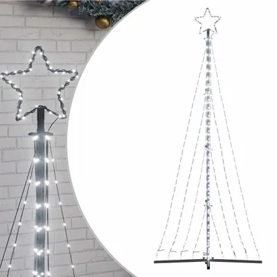 Zdjęcie produktu dla vidaXL Choinka LED 447 diod LED zimna biel 250 cm