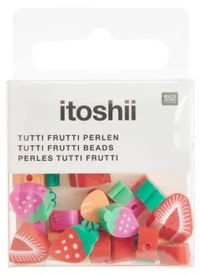 Immagine prodotto di 20 perle fragola - rosa